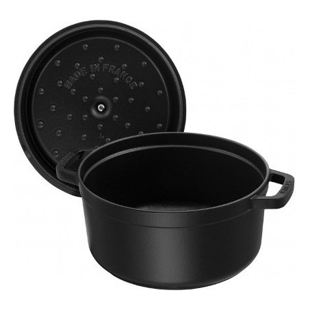 Кокот 28 см с крышкой 6,7 л чёрный Staub &quot;La Cocotte&quot; / 289648 / 289648