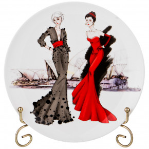 Тарелка 20,5 см 1 шт  LEFARD "Fashion Queen /В красном платье" / 190522