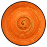 Блюдце 12 см оранжевое  Wilmax "Spiral" / 261589