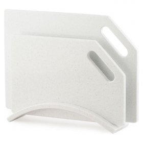 Набор разделочных досок 2 предмета на подставке / 353696