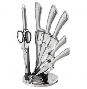 Набор ножей для кухни 8 предметов на подставке  Berlinger Haus "Infinity Line" / 129269