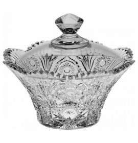 Конфетница 20,5 см с крышкой  Crystal Bohemia &quot;Sissi&quot; / 170079