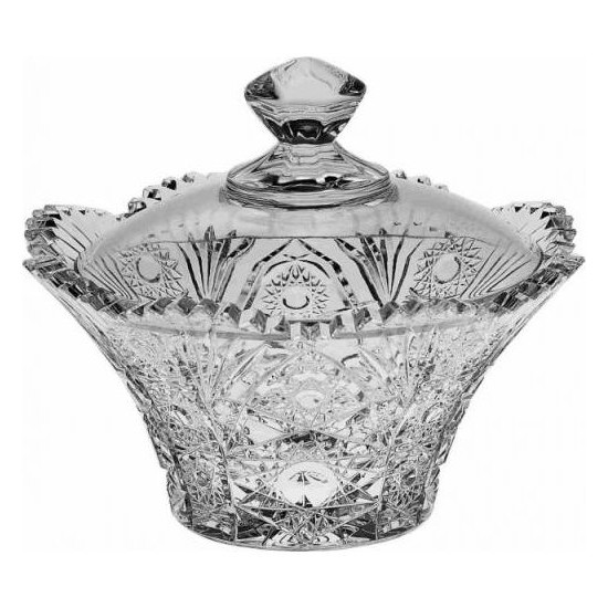 Конфетница 20,5 см с крышкой  Crystal Bohemia &quot;Sissi&quot; / 170079