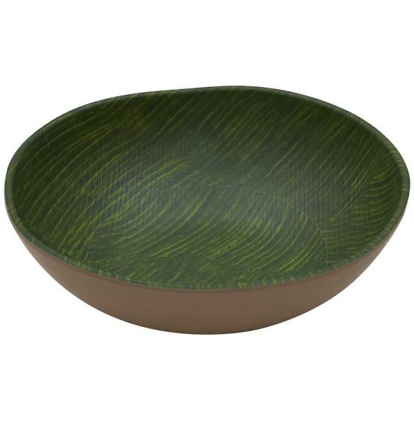 Салатник 25,5 х 25,5 х 8,5 см  P.L. Proff Cuisine &quot;Green Banana Leaf&quot; / 320449