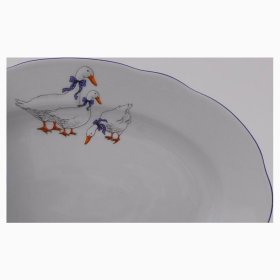 Блюдо 32 см овальное  Leander &quot;Мэри-Энн /Гуси&quot; / 078227