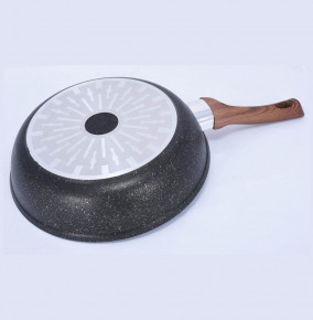 Сковорода 24 х 6 см антипригарное покрытие  Kukmara "Granit ultra induction" / 280879