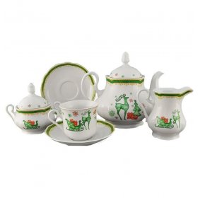 Чайный сервиз на 6 персон 15 предметов  Leander &quot;Мэри-Энн /Рождество&quot; / 158005