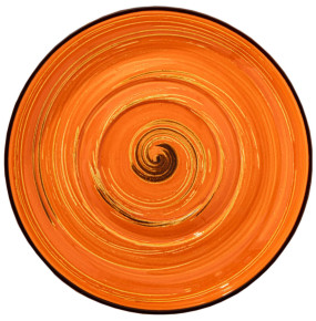 Блюдце 16 см универсальное оранжевое  Wilmax "Spiral"  / 295070