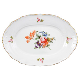 Блюдо 32 см овальное  Jeremy s.r.o. &quot;Офелия /Полевой цветок&quot; / 125350