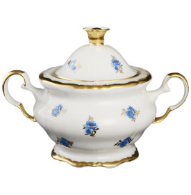 Сахарница 300 мл  Bohemia Porcelan Moritz Zdekauer 1810 s.r.o. &quot;Анжелика /Незабудка&quot; / 027583