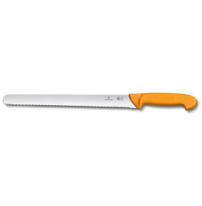 Нож для нарезки 35 см  Victorinox "Swibo" волнистое лезвие / 316363