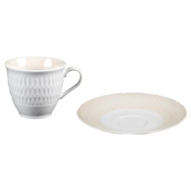 Чайная пара 220 мл 1 шт  Cmielow &quot;София /Кремово-бежевая&quot; / 339108