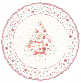 Блюдо 30 см круглое  Repast "Christmas world /Multi" / 273716