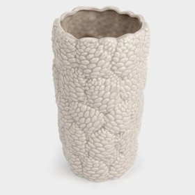 Ваза для цветов 22 см бежево-молочная  Anna Lafarg Emily &quot;Шишки /Pinecone&quot; / 385584
