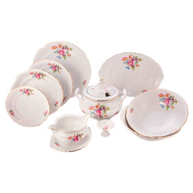 Столовый сервиз на 6 персон 25 предметов Leander "Соната /Полевой букет" / 200336
