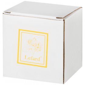 Ваза для цветов 9,7 х 9,7 х 9,3 см  LEFARD &quot;Белый цветок&quot; / 349295