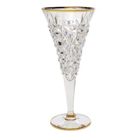 Бокалы для белого вина 250 мл 6 шт  Bohemia Jihlava &quot;Glacier /Отводка золото&quot; / 163830