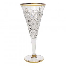 Бокалы для белого вина 250 мл 6 шт  Bohemia Jihlava &quot;Glacier /Отводка золото&quot; / 163830