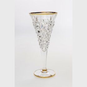 Бокалы для белого вина 250 мл 6 шт  Bohemia Jihlava &quot;Glacier /Отводка золото&quot; / 163830