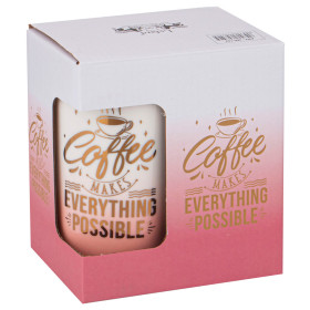 Кружка 385 мл  LEFARD &quot;Coffemania /Coffee makes Everything Possible&quot; / 301244