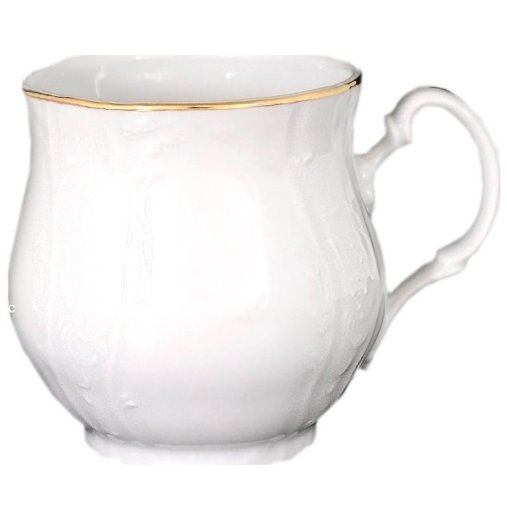 Набор кружек 310 мл 6 шт Джонас  Thun "Бернадотт /Отводка золото" (d-7,6 см, h-8,5 см) / 094298 &mdash; 