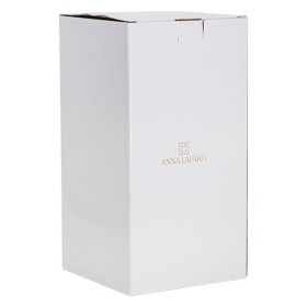 Ваза для цветов 29 см коричневая  Anna Lafarg Emily &quot;Узоры /Galaxy&quot; / 378646