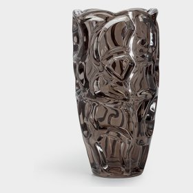 Ваза для цветов 29 см коричневая  Anna Lafarg Emily &quot;Узоры /Galaxy&quot; / 378646