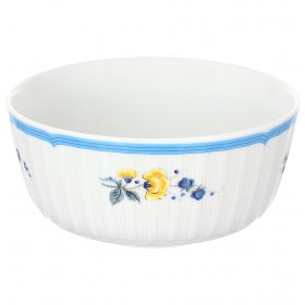 Пиала 11 см  Leander "Соната /Цветы /Голубая кайма" / 369801