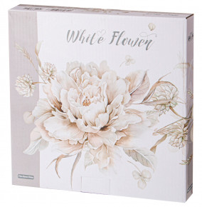 Набор тарелок 23 см 2 шт серые  LEFARD "White flower" / 236288