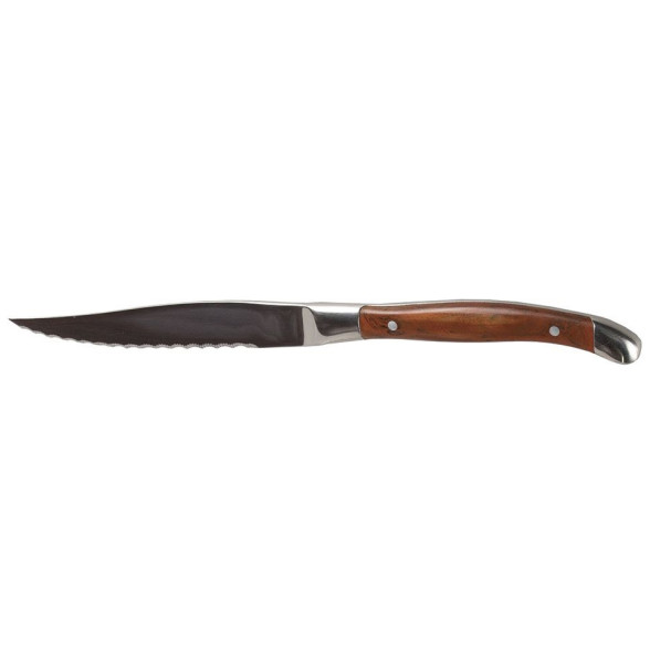 Столовый прибор Нож для стейка 23,5 см коричневая ручка  P.L. Proff Cuisine &quot;Paris&quot; / 326096