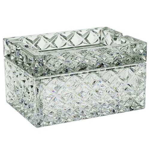 Пепельница-шкатулка 12 см  Crystal Bohemia "Diamond" / 104294 — 