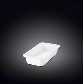 Противень (гастроемкость 1/3) 18 x 33 x 6.5 см прямоугольный  Wilmax "Gastronorm" / 261330