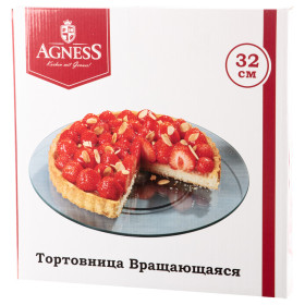 Блюдо 32 х 3 см вращающееся  Agness &quot;CHRISTMAS&quot; / 224898