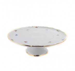 Тортница 32 см н/н  Bavarian Porcelain "Мария-Тереза /Мелкие цветы /Отводка золото" / 107316