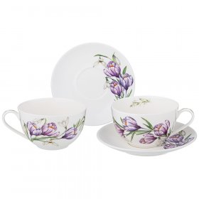 Набор чайных пар 280 мл 2 шт  LEFARD "sunday" / 340053