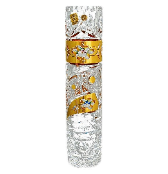 Ваза для цветов 30,5 см  Aurum Crystal &quot;Хрусталь с золотом&quot; / 034992