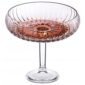 Фруктовница 24 х 24,5 см н/н  Alegre Glass &quot;amber&quot; / 313676