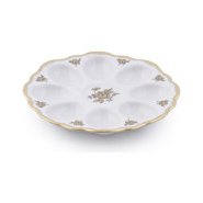 Блюдо для яиц 20 см  Chodov &quot;Корона /Золотая роза&quot; / 207663