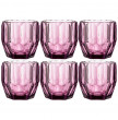 Стаканы для виски 200 мл 6 шт розовые  LEFARD &quot;Muza Color /Рокки&quot; / 193008