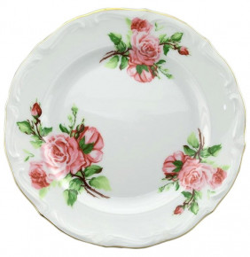 Набор тарелок 19 см 6 шт  Cmielow "Мария-Тереза /Розовые розы" / 111555