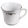 Кофейная чашка 100 мл 1 шт  Cmielow "Камелия /Серый орнамент" / 115739