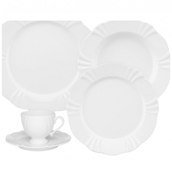 Набор посуды на 4 персоны 20 предметов  Oxford &quot;Солей /Белый&quot; / 149280