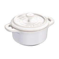 Кокот 10 см с крышкой античный слоновая кость  Staub &quot;STAUB&quot; / 218320