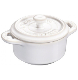 Кокот 10 см с крышкой античный слоновая кость  Staub &quot;STAUB&quot; / 218320