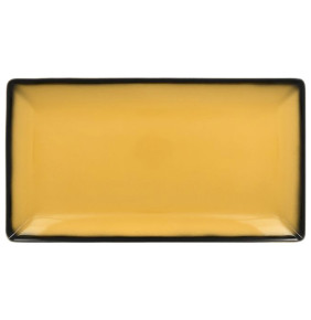 Блюдо 33,5 см прямоугольное  RAK Porcelain "LEA Yellow" / 318022