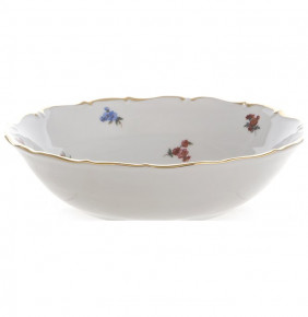 Набор салатников 19 см 6 шт  Bavarian Porcelain "Мария-Тереза /Мелкие цветы /Отводка золото" / 099022