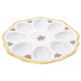Блюдо для яиц 20 см  Chodov &quot;Корона /Золотая роза&quot; / 212746
