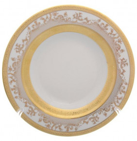 Набор тарелок 22 см 6 шт глубокие  Falkenporzellan "Констанц /Cream Gold 9320 /Золотая лента" / 159900
