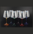 Бокалы для красного вина 450 мл 6 шт  Crystalite Bohemia &quot;Наоми /Ассорти&quot; / 099287
