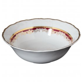 Набор салатников 19 см 6 шт  Thun &quot;Мария-Луиза /Лилии на красном&quot; / 122402